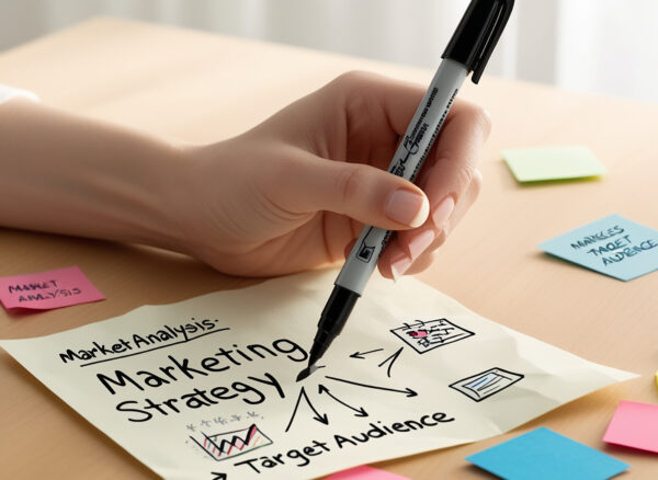 Business branding label chart graphic